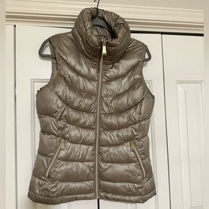 Metallic Calvin Klein down vest